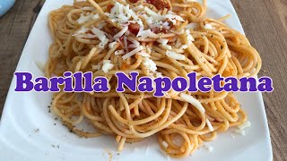 Barilla Serisi Napoliten Soslu Makarna Tarifi [upl. by Bainter]