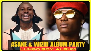 Wizkid Surprise Asake Album Listening Party In London  Lungu Boy Album 🇳🇬🇬🇧 [upl. by Ingram]