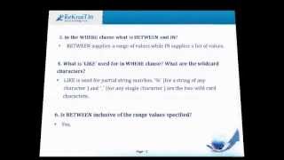 DB2 Interview Questions Part  1 [upl. by Winchell706]