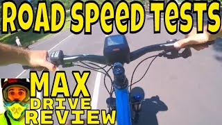 Bafang Max Drive REVIEW video3 Road Speed Tests • 250w Electric MTB • wwwemaxebikescomau [upl. by Yvad70]