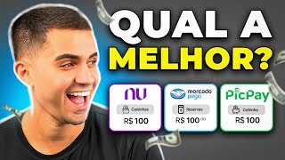 QUAL O MELHOR LUGAR PARA GUARDAR DINHEIRO CAIXINHAS NUBANK COFRINHO PICPAY OU MERCADO PAGO [upl. by Leahplar454]