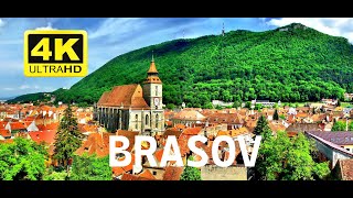 Beauty of Brasov Historical City in Transylvania Romania in 4K World in 4K [upl. by Jilleen859]