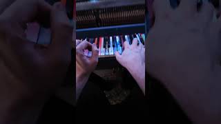 Polyphia GOAT 🐐 on my painted piano 🎹 🎨 polyphia goat pianocover art piano [upl. by Brick]