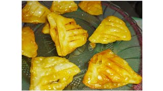 Crispy sweet champakali  how to make champakali  चंपकली recipe [upl. by Calle]