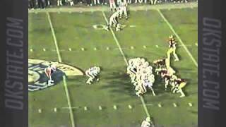 1985 Gator Bowl  19 Oklahoma State vs 18 Florida State  1st Half [upl. by Zarah]