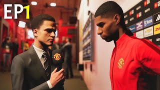 eFootball 24 Manchester United Career Mode Ep 1  HERE WE GO [upl. by Lodie]