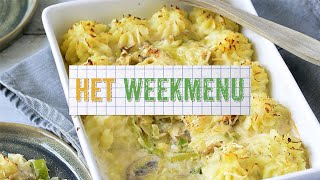 Het Weekmenu 2  Gemakkelijk vispannetje  Bart Desmidt [upl. by Romy]