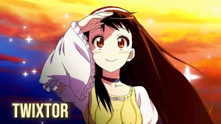 Nisekoi Rooftop Scene 60fps Twixtor clips for editing [upl. by Nosned983]