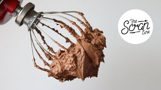 HOW TO MAKE CHOCOLATE GANACHE FROSTING  The Scran Line [upl. by Ahsoem]