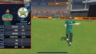 Imad Wasim 11644 vs England  Edgbaston Stadium Birmingham  Ball by Ball  Gameplay [upl. by Leohcin]