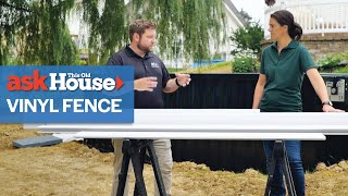 How To Install a Vinyl Fence  Ask This Old House [upl. by Essenaj]