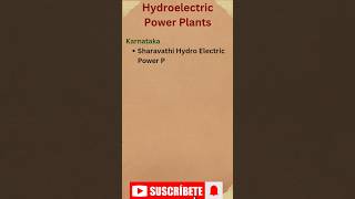 Hydroelectric Power plant in India shorts hydroelectricpowerplant staticgk [upl. by Naivatco]