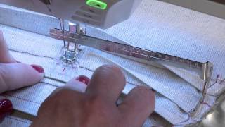 How to Make Tucks to Embellish Quilt Projects Part 2 of 3 [upl. by Hgielah]