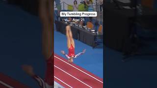 My Tumbling Progress Age 1622 gymnast olympics [upl. by Lebiram]