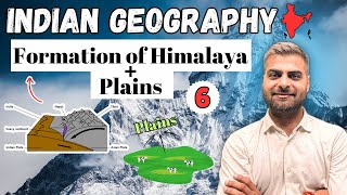 Indian Geography  Formation of Himalaya  Plains  Class6 Exam Questionindiangeography youtube [upl. by Cathyleen81]