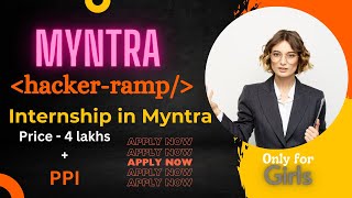 Myntra HackerRamp WeForShe 2024  All About Hackathons hackerramp MyntraHackathon ppi myntra [upl. by Atokad]