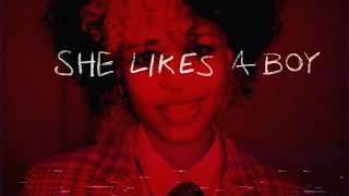 Nxdia  She Likes A Boy Official Lyrics video [upl. by Tonye]