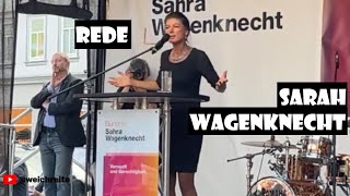 Sarah Wagenknecht Rede Eisenach 190824 [upl. by Hawkins]