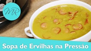 Sopa de Ervilhas na Panela de Pressão Elétrica  Receitas na Pressão [upl. by Yra335]