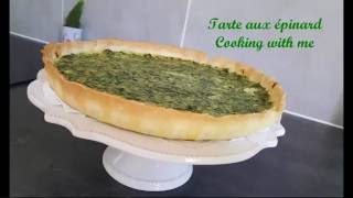 Tarte aux épinard  Cooking with me [upl. by Anastatius288]