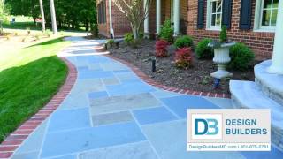 Flagstone Walkways Clifton VA Prpject [upl. by Tamiko]