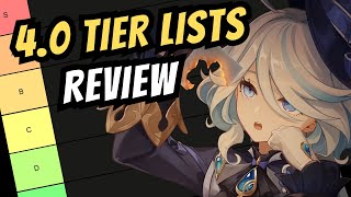 Genshin Impact 40 TIER LIST Review  Updated 5 Stars Rankings [upl. by Ibmab]