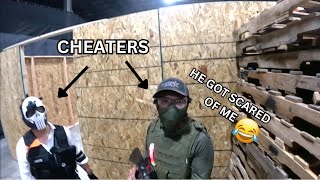 Airsoft Rage  Silly cheaters get kicked out  Awaken Arena [upl. by Atinnor]