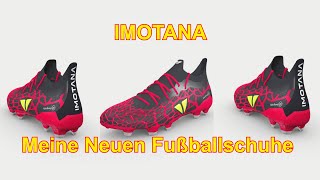 Mein Neuen Fußballschuhe von IMOTANA Designt eure eigenen Fußballschuhe Spiderman Style [upl. by Yehsa]