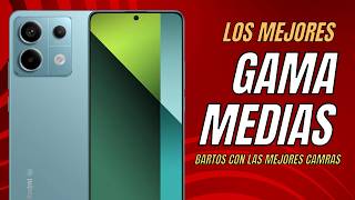 Top Mejores Gama Media Baratos con Mejores CAMARAS [upl. by Tarrel608]