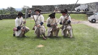 French Drill and Musket Demonstration [upl. by Rochemont]