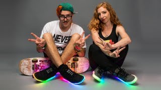 Firewalker LED Sneakers Adafruit [upl. by Amsed]