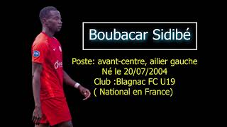 Boubacar Sidibé avantcentre ailier Blagnac FC U19  France [upl. by Ermin]