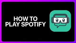 How To Play Spotify On Streamlabs Tutorial [upl. by Kubis]