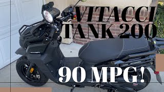 Vitacci Tank 200 EFI Scooter [upl. by Reinaldos]