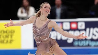 Amber Glenn 2024 US Nationals Free Skate [upl. by Volin]