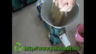 Electric Pellet MillSmall pellet mill pellet presspellet machine homemade pellet mill machine [upl. by Hulda]