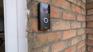 Ring video doorbell DIY full installation and set up Hardwire Installation on brick wall [upl. by Tjader]