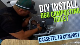 BEST COMPOSTING TOILET OGO Toilet Install Review Cassette to Compost Lotus Trooper Natures Head [upl. by Marcia561]