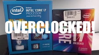 i7 6800K Vs i7 5820K Vs i7 6700K OVERCLOCKED TO 44GHz BENCHMARK PART 2 [upl. by Zul]