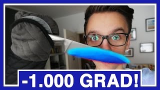 Glühendes 1000 Grad MESSER TREND 😱💥 PARODIE mit gefrorenem Messer [upl. by Nertie231]