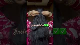 Easy hairstyle tutorial❤️✨haircarehairstyles hairstylist hairtutorial hairvideotrendingshorts [upl. by Odlanyar]