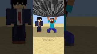 HELP Herobrine To Power Up Throw With Bigger And Bigger Ball friendship shorts trending anime [upl. by Abeu]