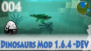 Minecraft Dinosaurs FossilsArcheology mod for 164  004  Deinonychus Egg and Mosasaurus [upl. by Eenttirb]