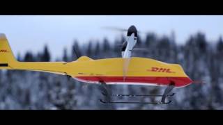 DHL teste en grandeur réelle la livraison par drones [upl. by Webber257]