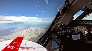 Buenos Aires  Boeing 747 CAPTAINS VIEW during Landing [upl. by Nonah627]