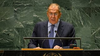 🇷🇺 Fédération de Russie Débat général 79e session  Nations Unies  Assemblée générale [upl. by Dodi]