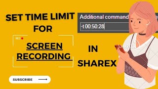 Set Time Limit 000000 For Screen Recording in Share X [upl. by Rhynd]