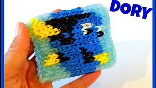 Rainbow Loom Nederlands Dory Mural easy [upl. by Eicirtap]