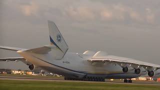 ✈ Antonov225 MRIYA was 😓 the AMAZING BIGGEST Plane on Earth landing at Zurich Kloten Airport  ZRH [upl. by Adnilasor292]