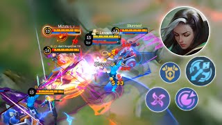 Weapon Master  Full Damage Build  Build Top 1 Global Benedetta  MLBB [upl. by Lazare498]